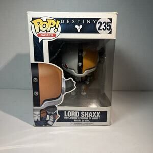 Funko POP Destiny Lord Shaxx #235 Vinyl Figure DAMAGE BOX SEE PHOTOS